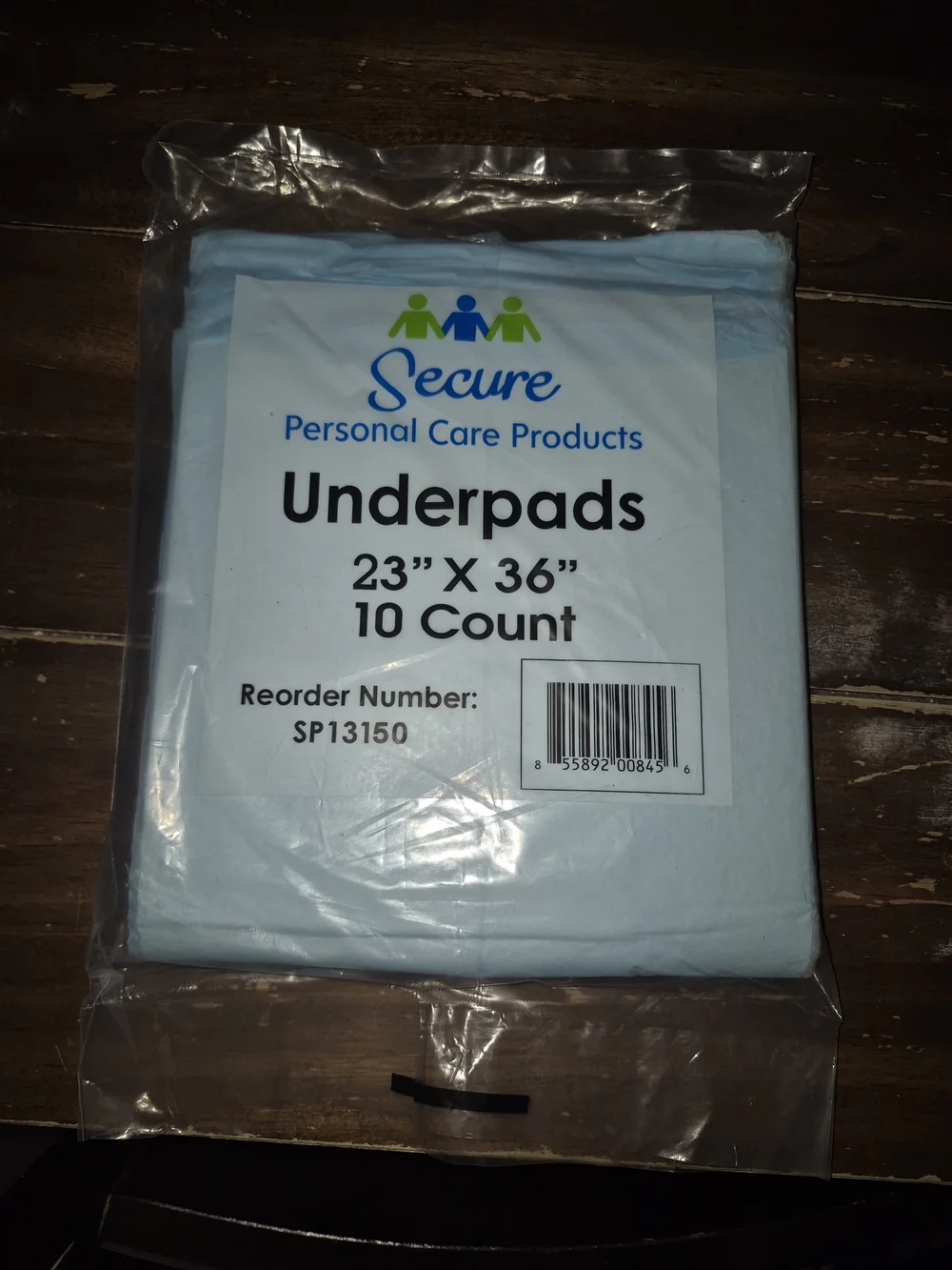 Light Blue Underpads - 10 Count